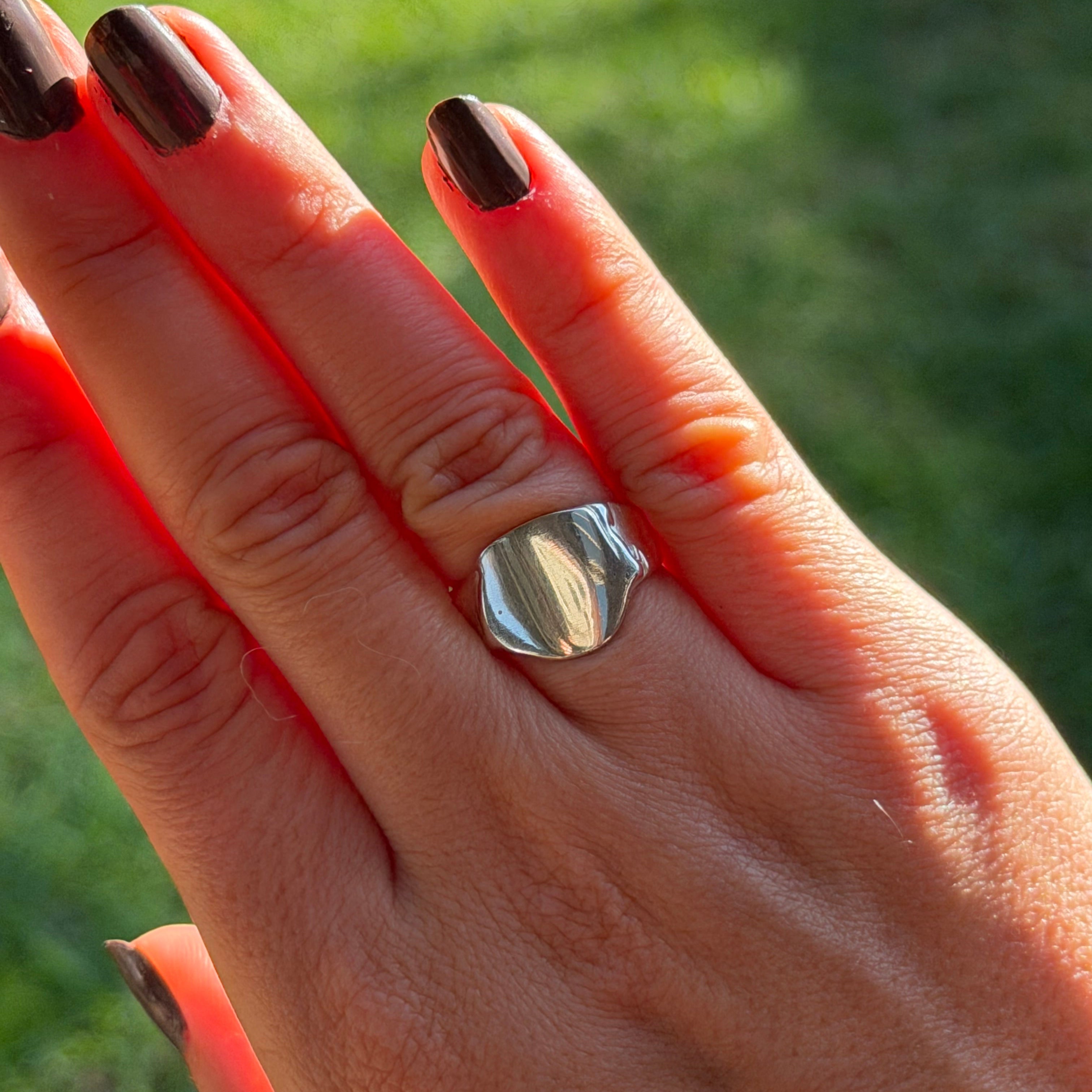 Kardia Molten Shield Ring Size M 1/2