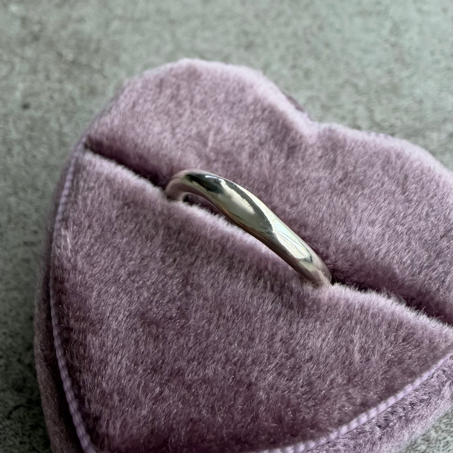 Silver Stacker Ring Size H 1/2