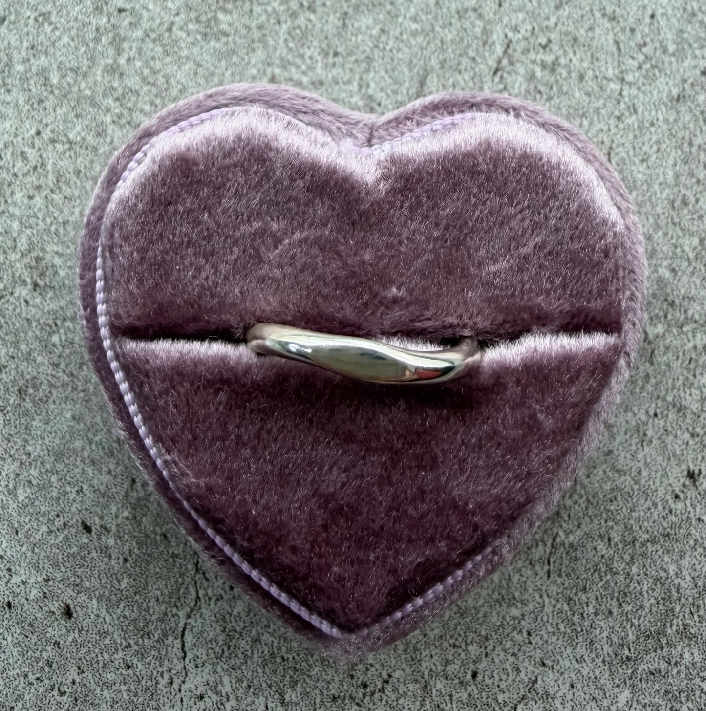 Silver Stacker Ring Size H 1/2