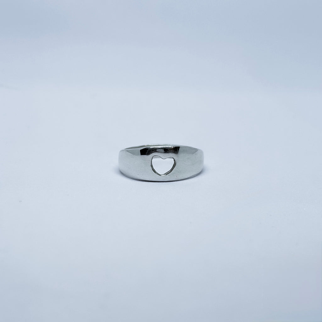 Kardia Smooth Heart Ring Size N