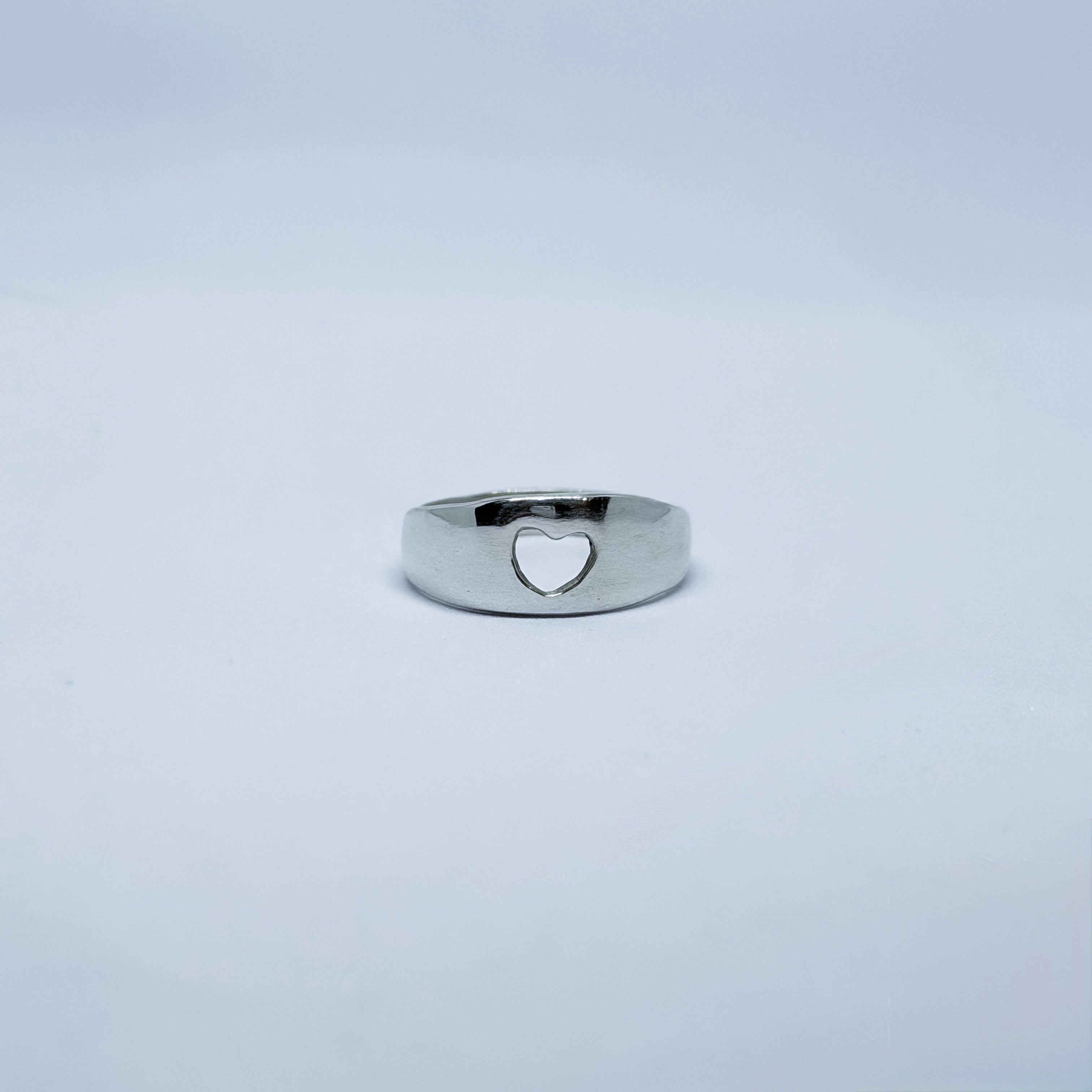Kardia Smooth Heart Ring Size N
