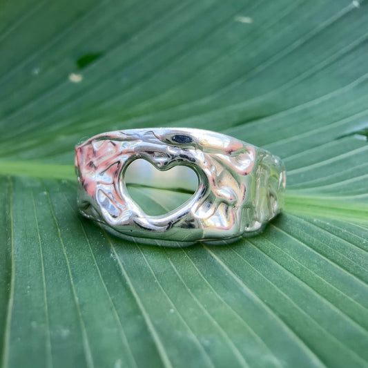 Kardia Organic Heart Ring Size P