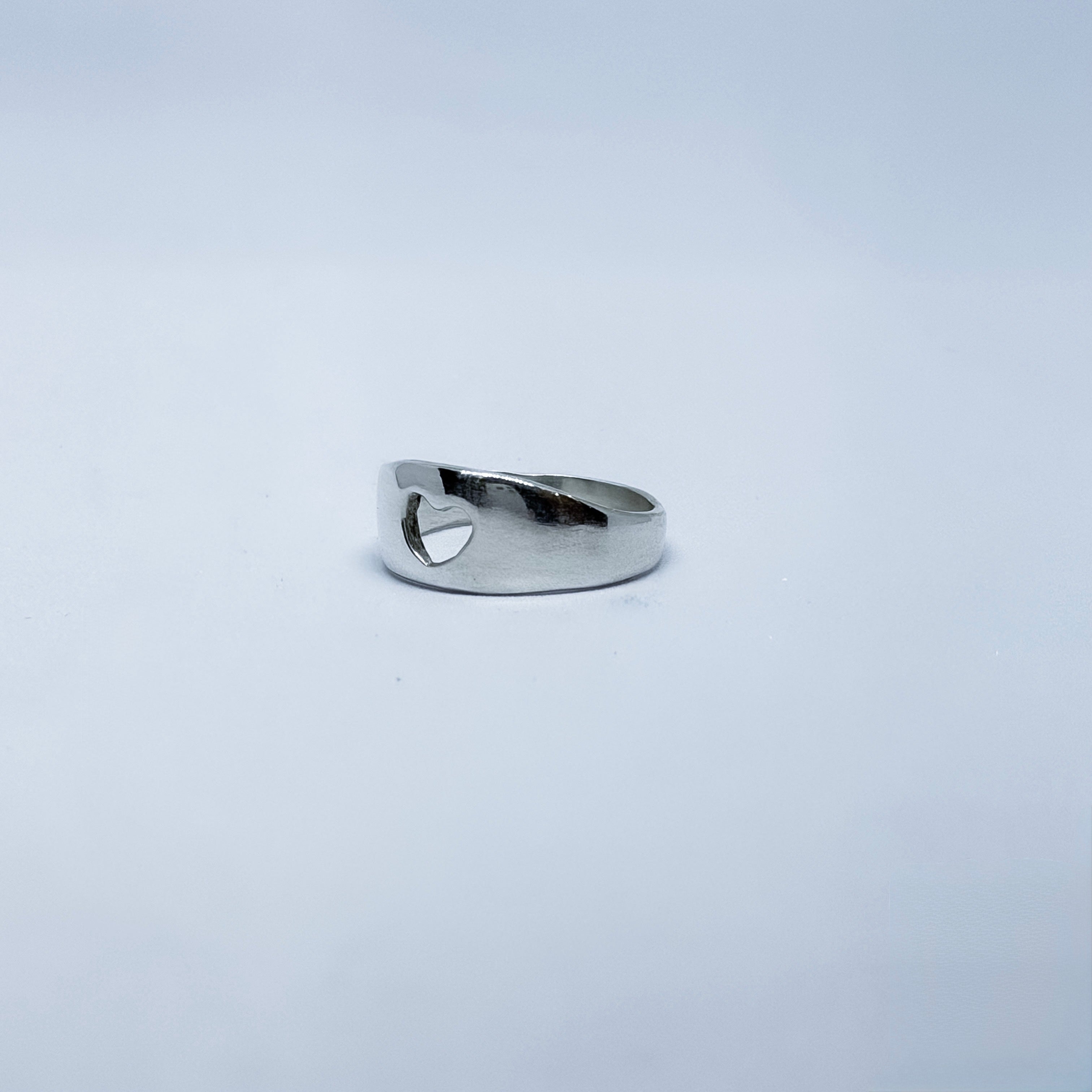 Kardia Smooth Heart Ring Size N