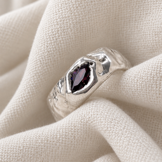 Purple Rain Ring Size M