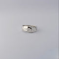 Molten Silver Ring Size L 1/2