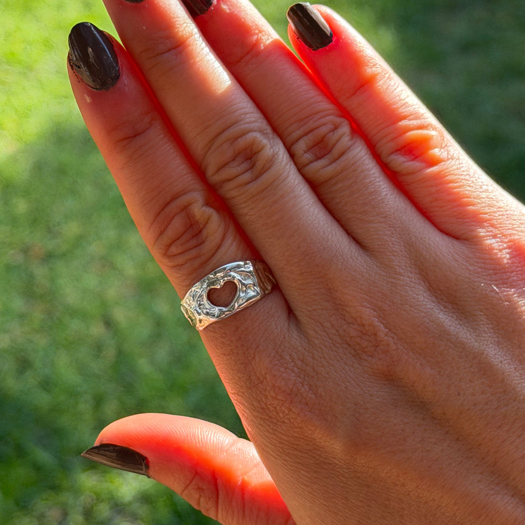 Kardia Organic Heart Ring Size P