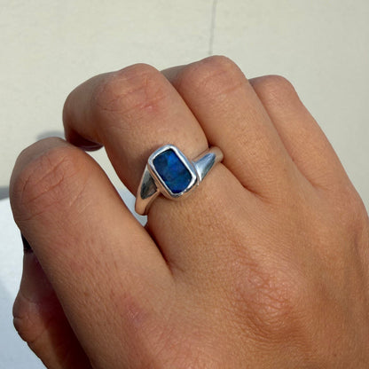 Horizon Boulder Opal Ring Size M