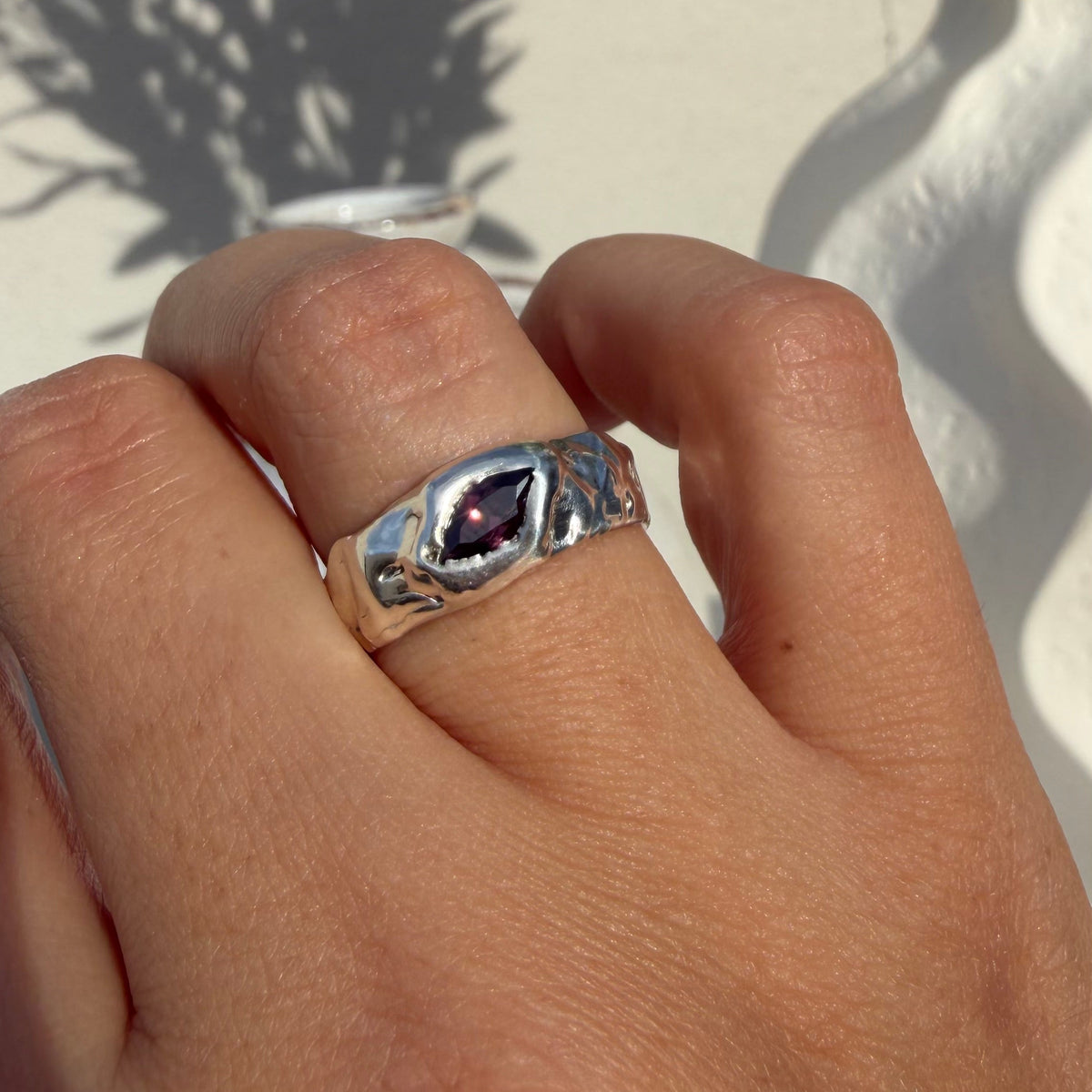Purple Rain Ring Size M