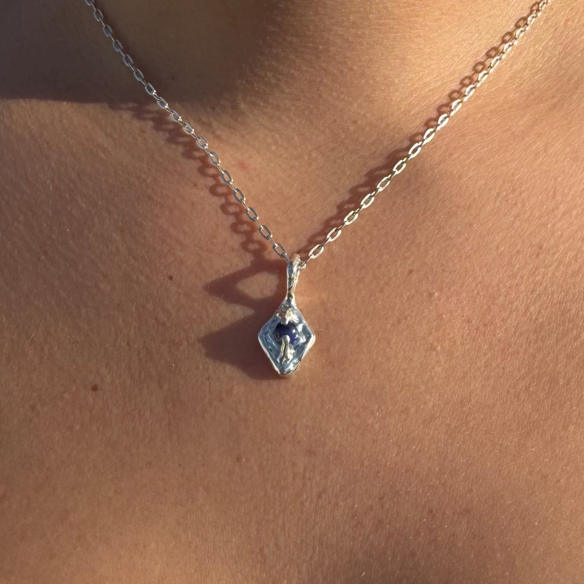 Crystal Ball Opal Necklace