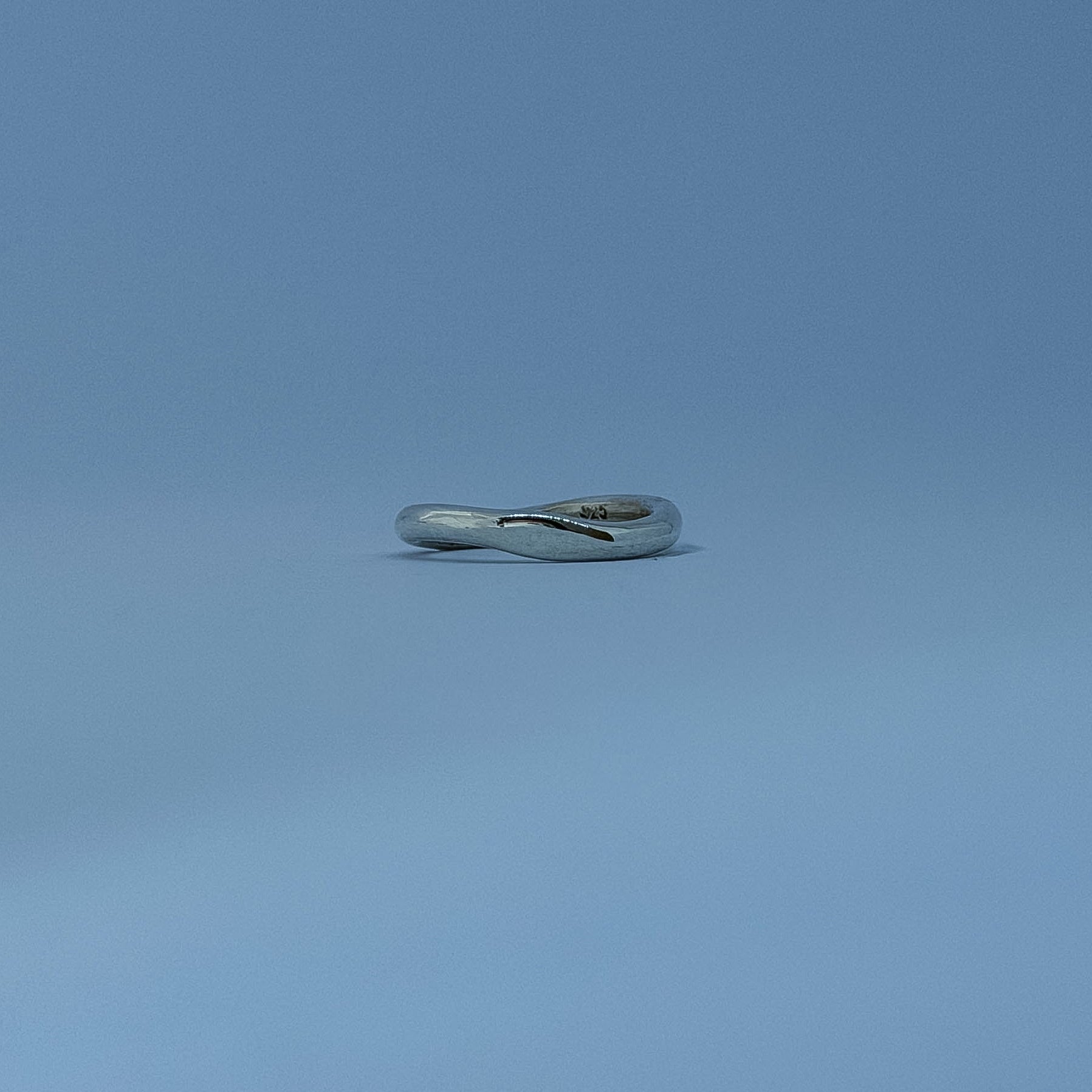 Silver Stacker Ring Size H 1/2