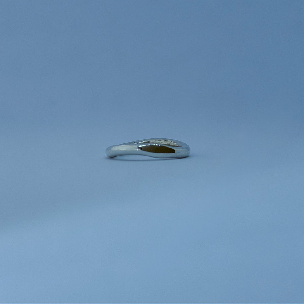 Silver Stacker Ring Size H 1/2